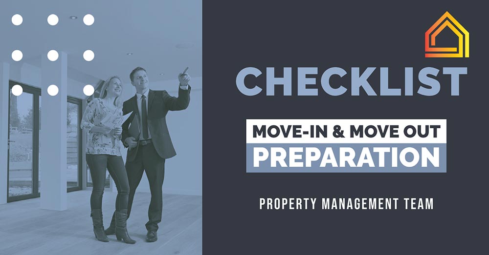 CHECKLIST – Move-in and out cleaning